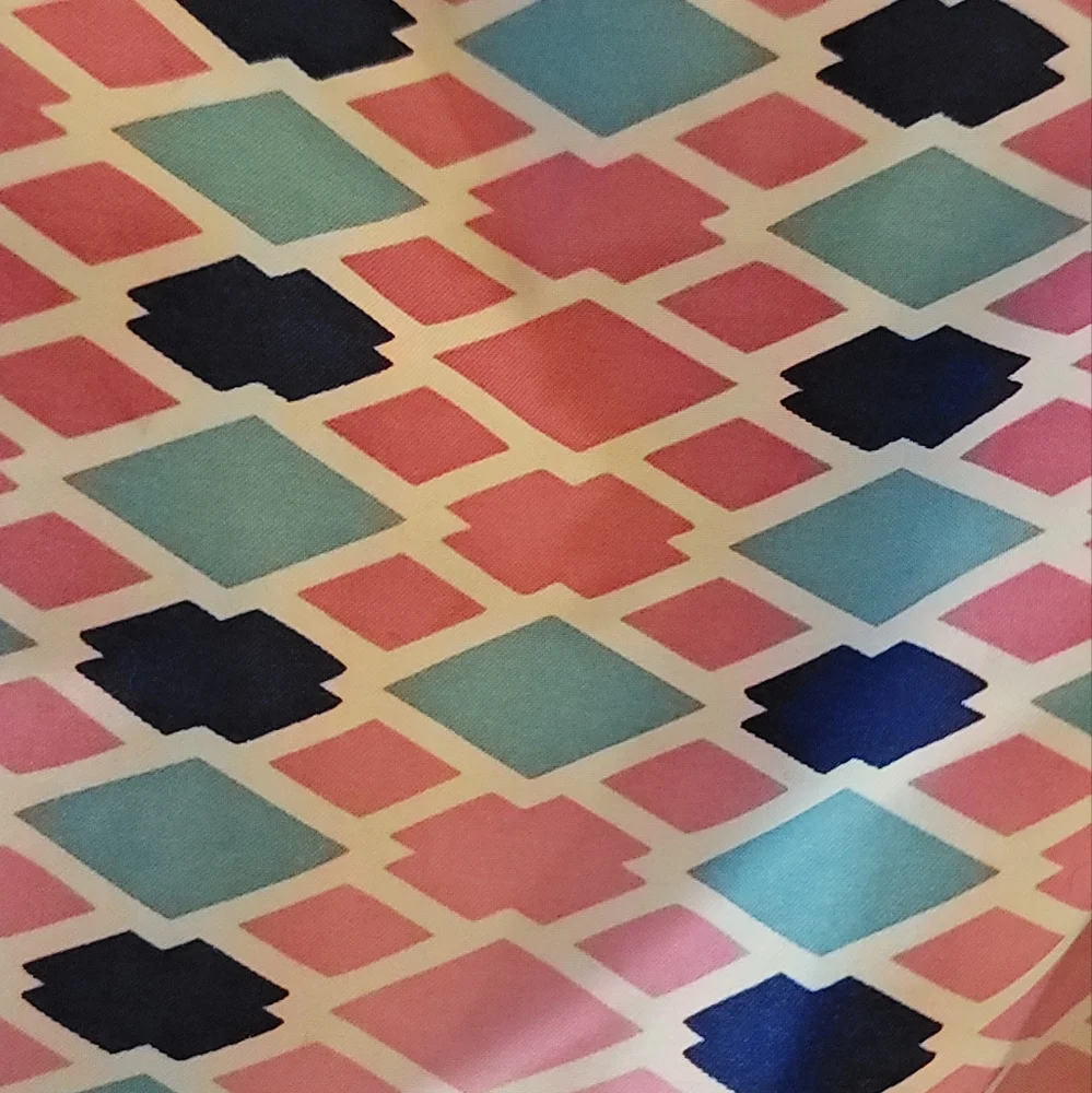 Penguin by Munising Wear- Men's Lined Blue/Pink/White Swim Trunks